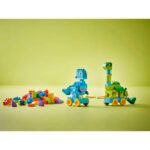 لگو دوپلو مدل 3in1 Dinosaurs on Wheels کد 10451