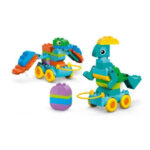 لگو دوپلو مدل 3in1 Dinosaurs on Wheels کد 10451
