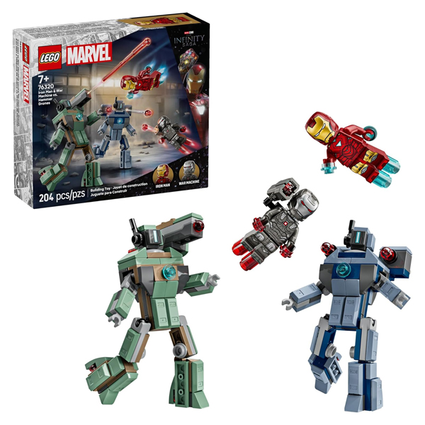 لگو سری مارول مدل Iron Man & War Machine vs. Hammer Drones کد 76320