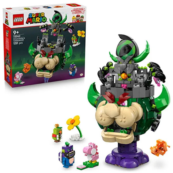 لگو سری سوپرماریو مدل Prince Florian & Castle Bowser کد 72042