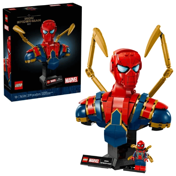 76326 لگو سری مارول مدل Iron Spider-Man Bust کد 76326