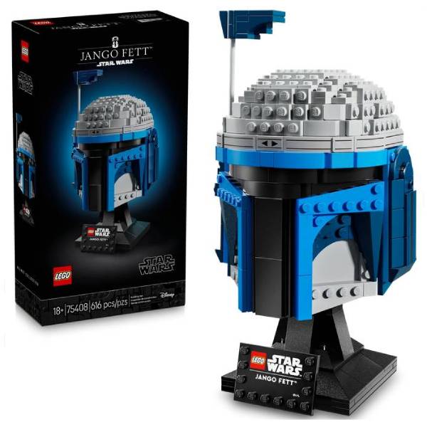 لگو سری استاروارز مدل Jango Fett Helmet کد 75408 لگو سری استاروارز مدل Jango Fett Helmet کد 75408