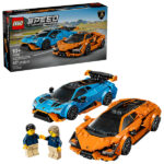 لگو سری اسپید مدل Lamborghini Revuelto & Huracán STO کد 77238