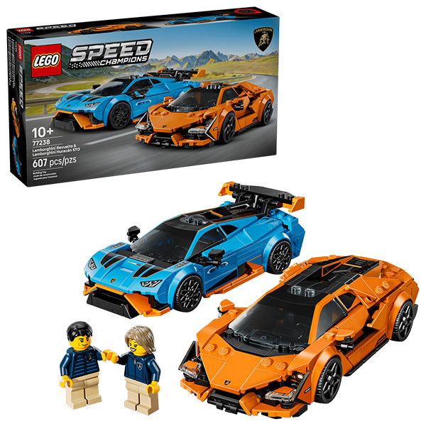 لگو سری اسپید مدل Lamborghini Revuelto & Huracán STO کد 77238