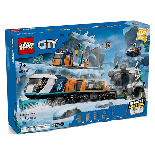 لگو سری سیتی مدل Explorers’ Arctic Polar Express Train کد 60470