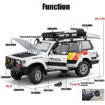 ماکت فلزی تویوتا لندکروزر Toyota Land Cruiser LC80