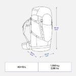 کوله پشتی 10+40 لیتری کودکان کچوا مدل MH500
