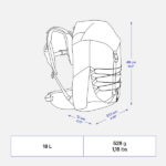 کوله پشتی 18 لیتری کودکان کچوا مدل MH500