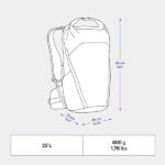 کوله پشتی 22 لیتری کچوا مدل mh500 Light