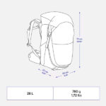کوله پشتی 28 لیتری کودکان کچوا مدل MH500