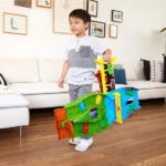 کیت بازی مانستر تراکس هات ویلز مدل Wreckin' Raceway