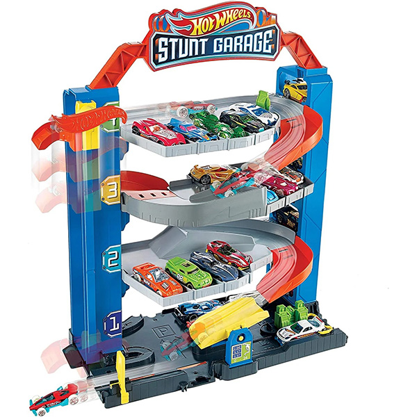 کیت بازی سیتی هات ویلز مدل Stunt Garage