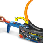 کیت بازی هیولایی هات ویلز مدل Stunt N Go Transporter and Trackset