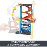 کیت بازی سیتی هات ویلز مدل Transforming Race Tower