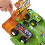 کیت بازی مانستر تراکس هات ویلز مدل Wreckin' Raceway