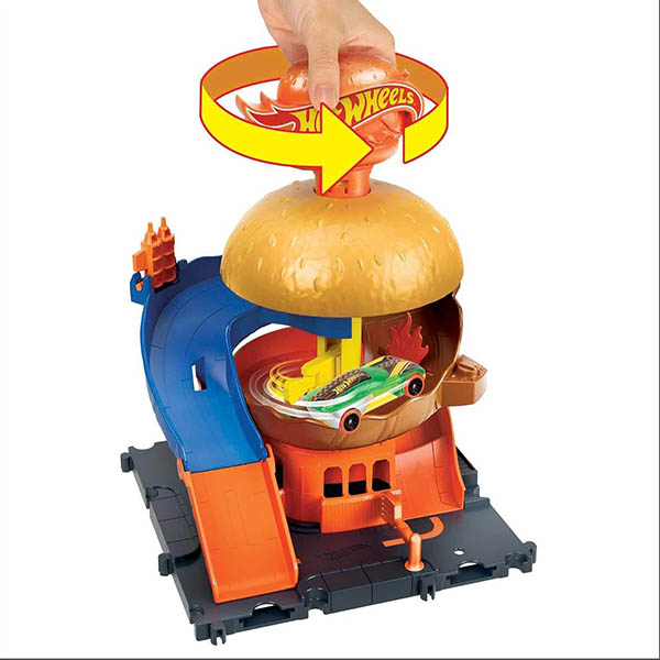 کیت بازی هیولایی هات ویلز مدل Burger Flash