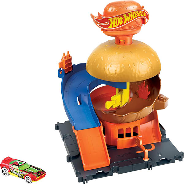کیت بازی هیولایی هات ویلز مدل Burger Flash