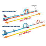 کیت بازی اکشن هات ویلز مدل Double Loop Dash