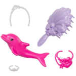 عروسک باربی مدل Color Changing Mermaid کد HRP97