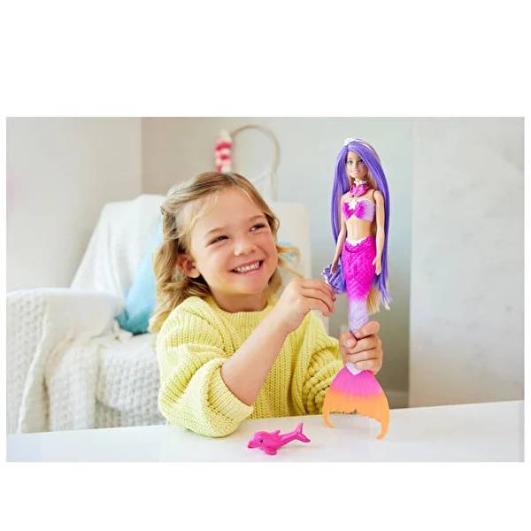 عروسک باربی مدل Color Changing Mermaid کد HRP97 1
