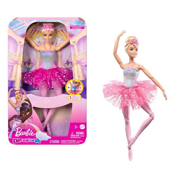 عروسک باربی مدل Sparkly Ballerina کد HLC25 عروسک باربی مدل Sparkly Ballerina کد HLC25