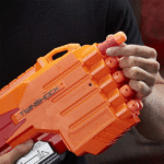 تفنگ اسباب‌بازی نرف مدل Mega Twinshock برد تا ۲۲ متر