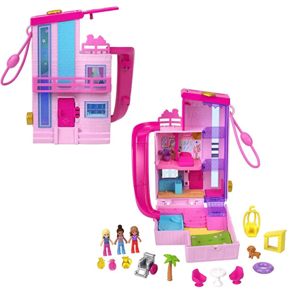 خانه باربی Polly Pocket مدل Partnership Compact کد HWP11