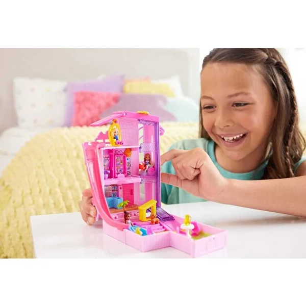 خانه باربی Polly Pocket مدل Partnership Compact کد HWP11