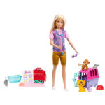 عروسک باربی مدل Veterinarian Mini Playset کد HRG50