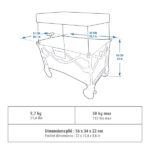 چرخ دستی کمپینگ کچوا مدل Trolley