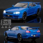 ماکت ماشین فلزی مدل  Nissan Skyline GTR R34