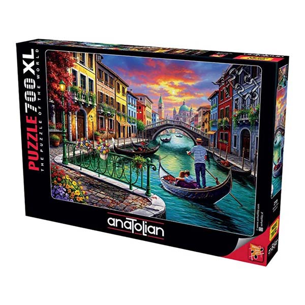 پازل 700 تکه XL آناتولیان مدل Gondola Nera کد 2709 پازل 700 تکه XL آناتولین مدل Gondola Nera کد 2709