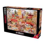 پازل 3000 تکه آناتولین مدل Japanese Garden کد 4938