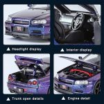 ماکت ماشین فلزی مدل  Nissan Skyline GTR R34