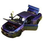 ماکت ماشین فلزی مدل  Nissan Skyline GTR R34