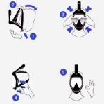 ماسک غواصی مناسب 10 سال به بالا سوبیا مدل Easybreath