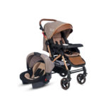 کالسکه کودک Tommybaby مدل Tornado Travel System رنگ قهوه ای