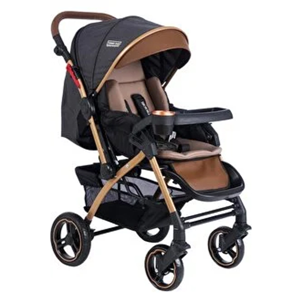کالسکه کودک Tommybaby مدل Tornado Travel System رنگ خاکستری