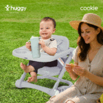 صندلی غذاخوری تاشو کودک مدل Huggy Cookie Portatif