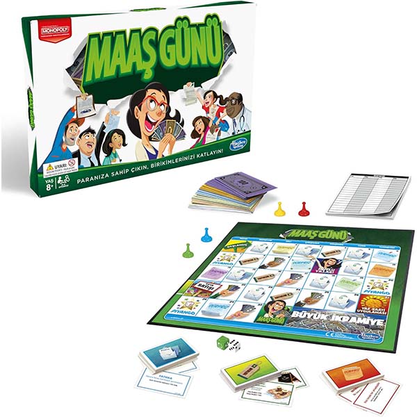 بازی فکری هاسبرو مدل Monopoly Payday کد E0751 بازی فکری هاسبرو مدل Monopoly Payday کد E0751