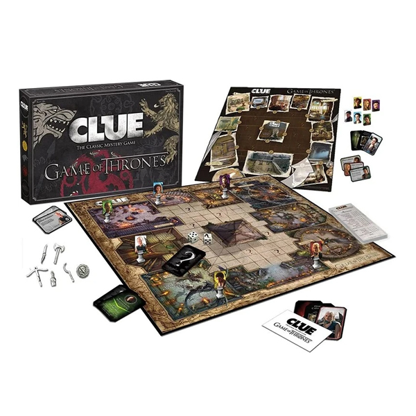 بازی فکری هاسبرو گیم آف ترونز Clue مدل Cluedo Game of Thrones