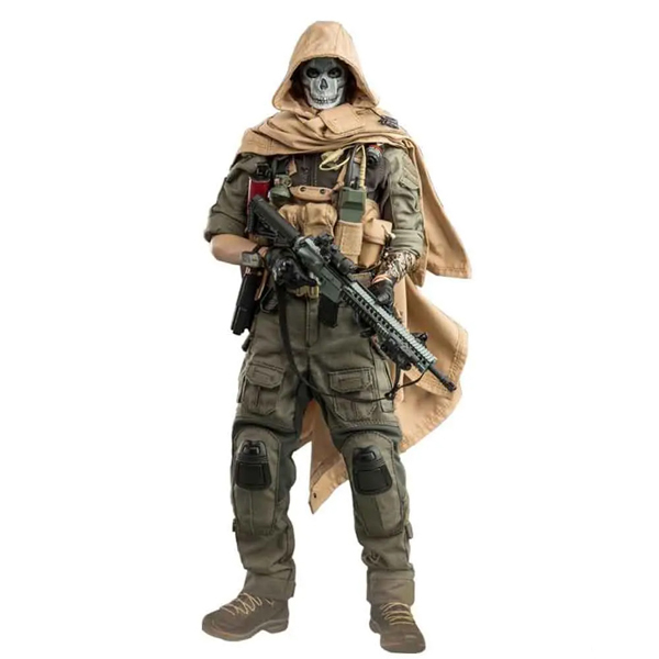 اکشن فیگور کال اف دیوتی سری گوست modern battlefield 2020 Ghost