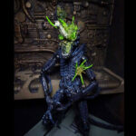 اکشن فیگور الین بیگانه مدل Alien Xenomorph Head Damage برند نکا کد MH