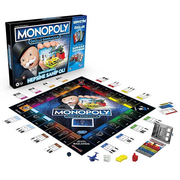 بازی فکری هاسبرو مدل Monopoly Prize Banking کد E8978 بازی فکری هاسبرو مدل Monopoly Prize Banking کد E8978