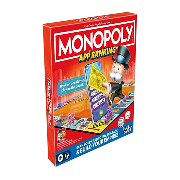بازی فکری هاسبرو مدل Monopoly App Banking کد G1424 بازی فکری هاسبرو مدل Monopoly App Banking کد G1424