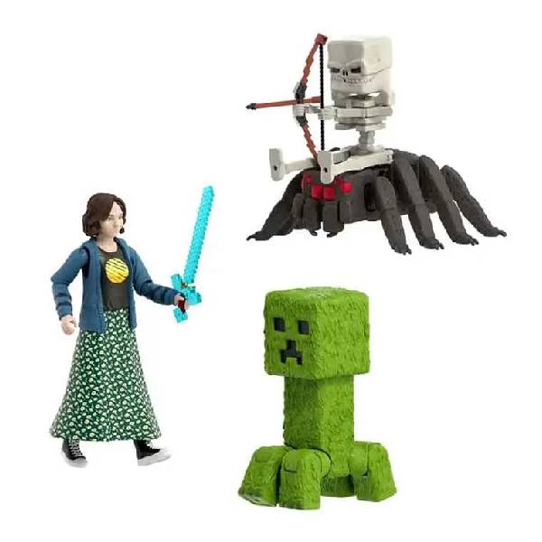 پک 4 تایی اکشن فیگورهای Minecraft به همراه اکسسوری