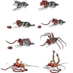 اکشن فیگور the Thing سری Deluxe Ultimate Dog Creature