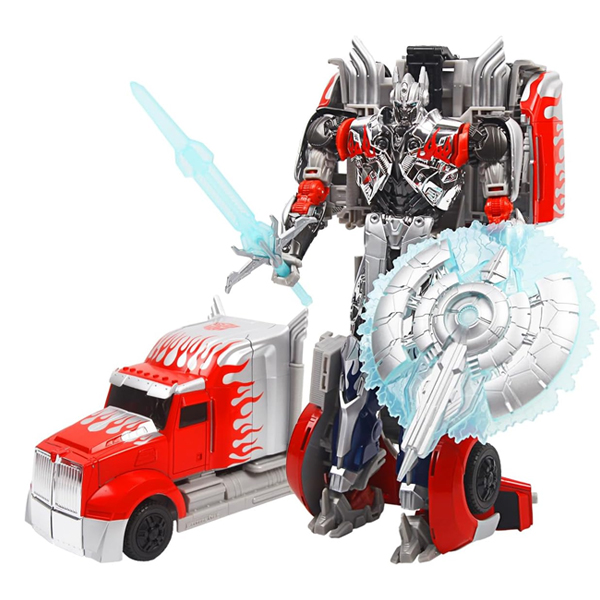 اکشن فیگور آپتیموس پرایم هاسبرو Platinum Edition Silver Knight 