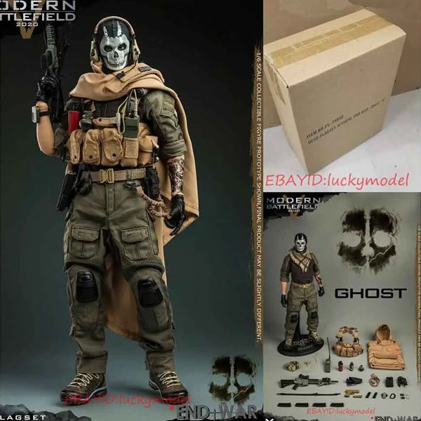 اکشن فیگور کال اف دیوتی سری گوست modern battlefield 2020 Ghost