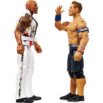 اکشن فیگور کشتی کج راک و جان سینا The Rock & John Cena برند متل آمریکا